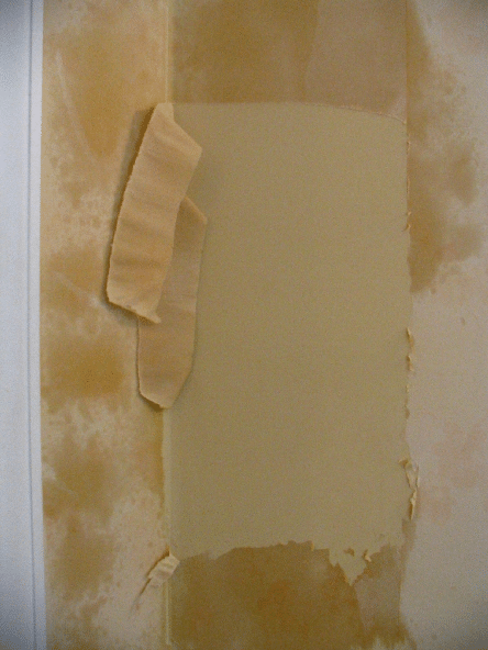 wallpaper removal. backing wallpaper