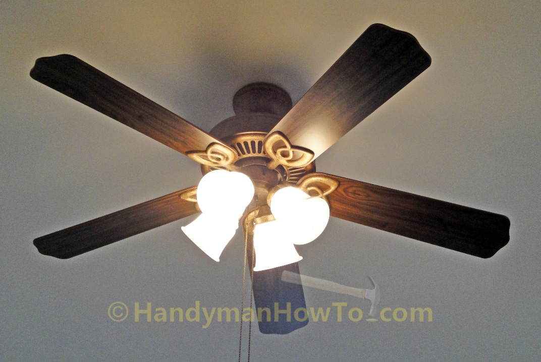 Hampton Bay Colby Ceiling Fan Model EF200DA-52: Fan Blades Won’t ...