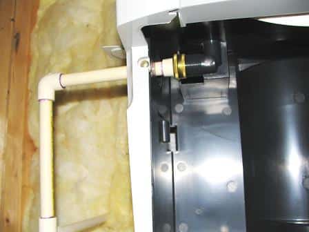 Basement Dehumidifier Condensate Drain PVC Pipe Fittings