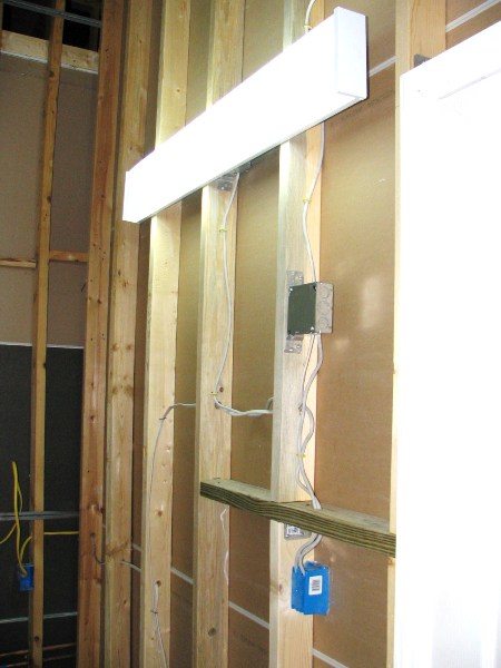 Basement Bathroom Utility Room: Florescent Light