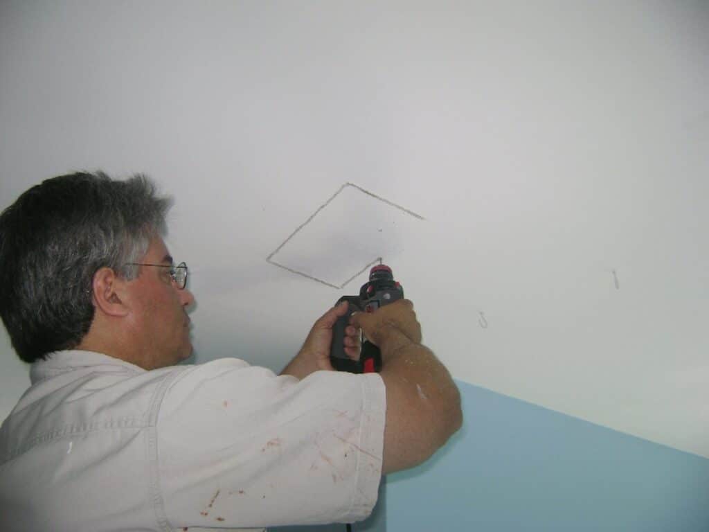 Install an Air Vent: Drywall Ceiling Cutout