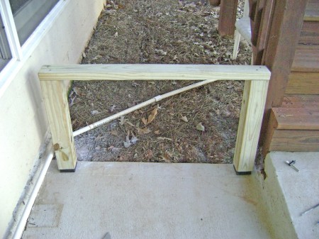 How to Build a Deck Rail: Fasten the 2x4 Top Rail to the 4x4 Deck Posts