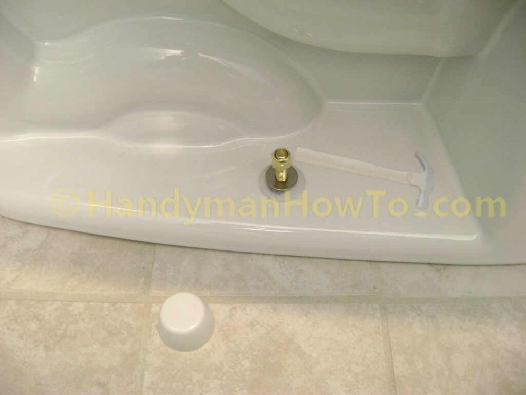 How to Install a Toilet: T-Bolt, Washer and Nut
