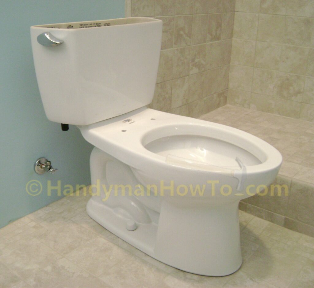 Install a Toilet: Tank Mounted to the Toilet Bowl
