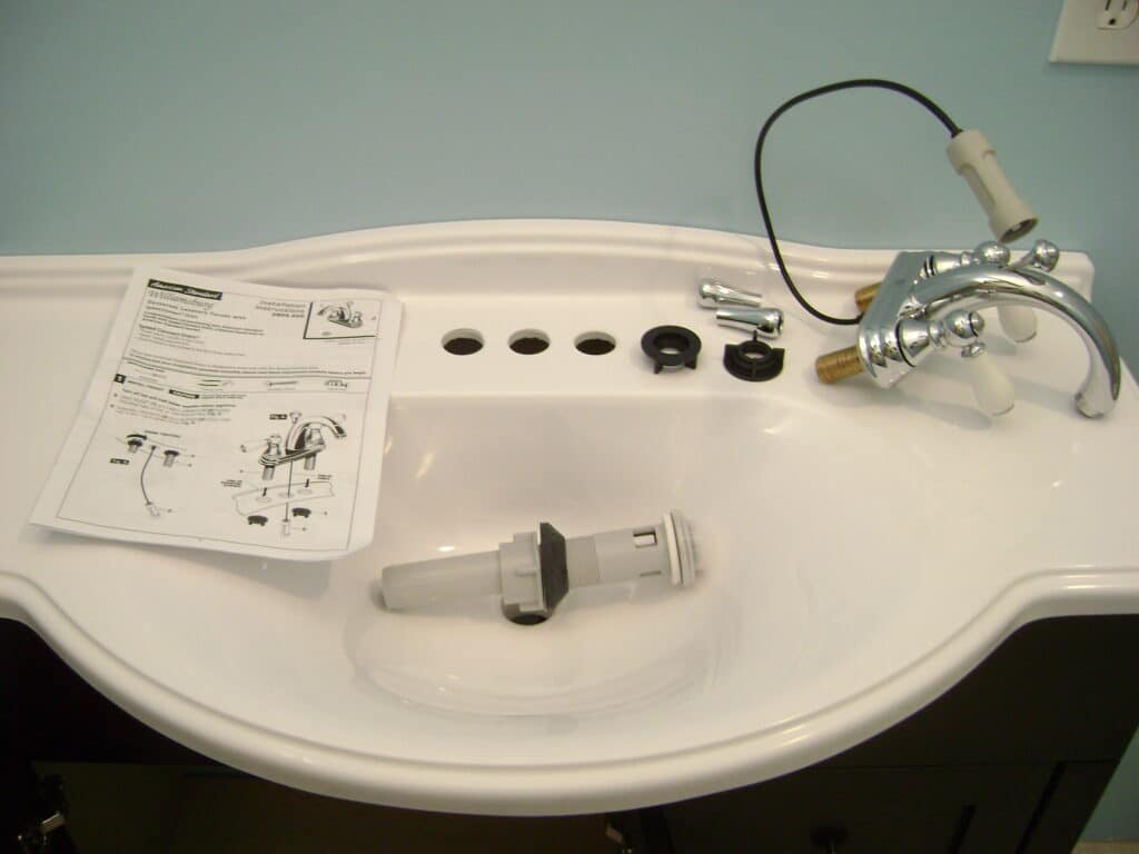 Basement Bathroom Faucet Components