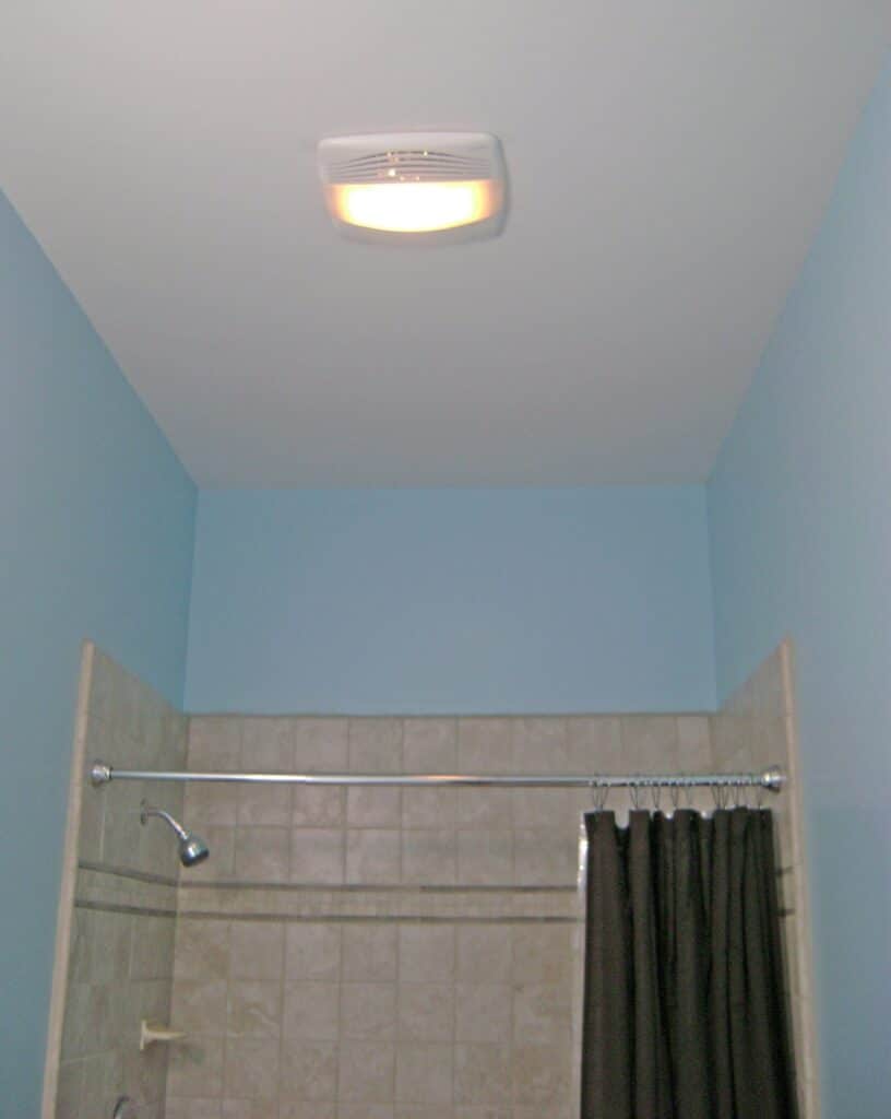 Basement Bathroom Exahust Fan: Broan QTR100L Fan/Light/Night Light Combo Unit