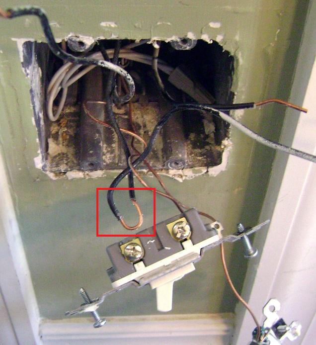 What a bad wiring job!