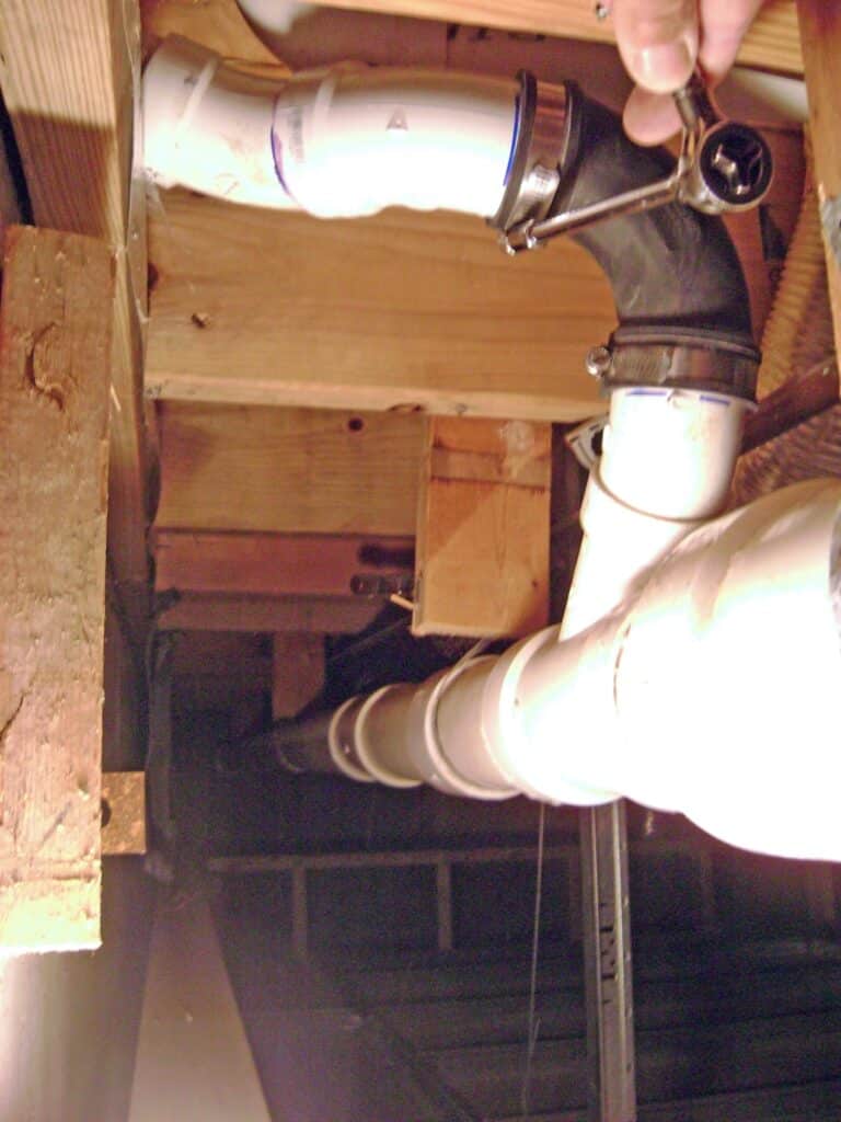 PVC Pipe Repair: Fernco Qwik Ell Band Clamps