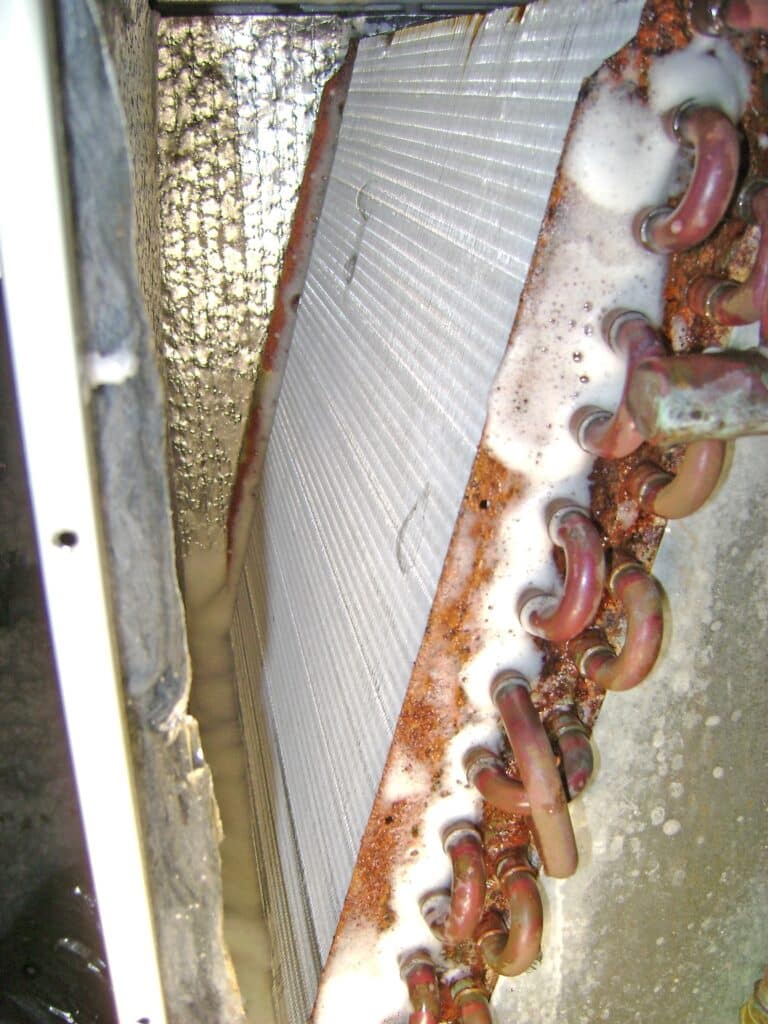 Evaporator Coil Cleaning: No Rinse Foam Breaks Down Quickly
