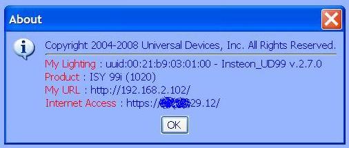 ISY-99i - Help About with DHCP IP address
