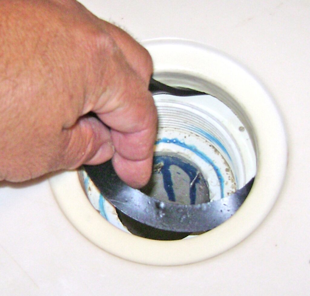 Shower Drain Leak Repair: Install the Rubber Gasket