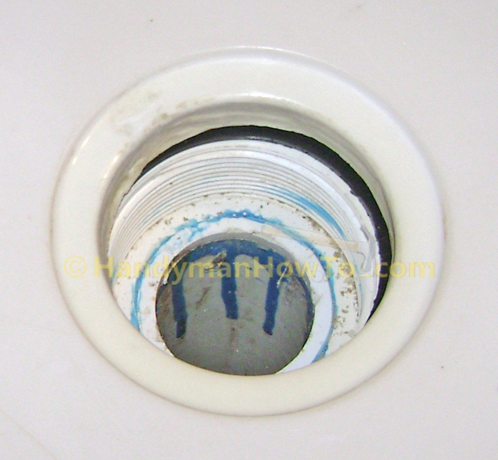 Leaky Shower Drain Repair: New Rubber Gasket