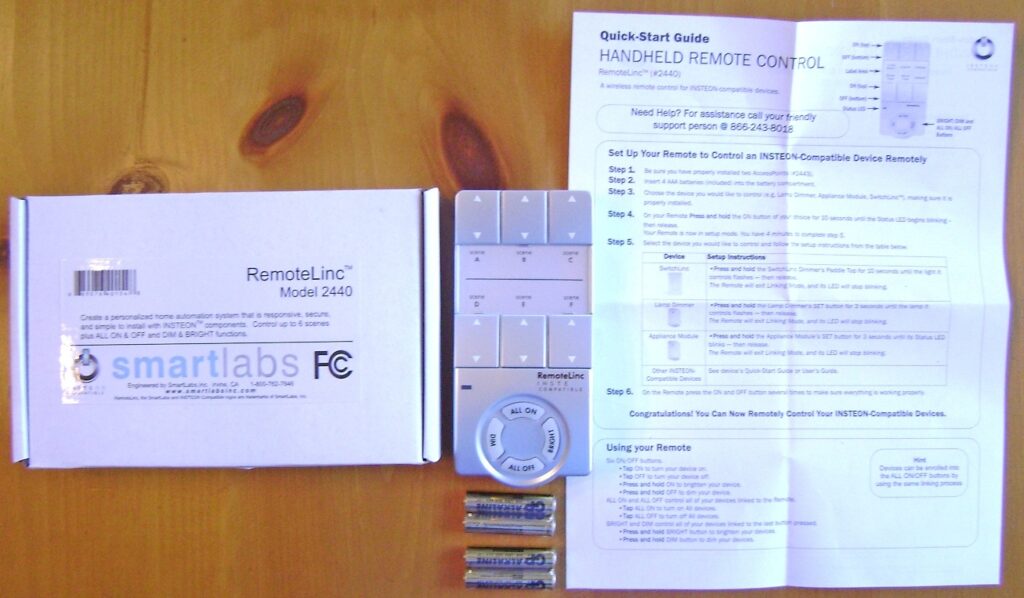 RemoteLinc 2440 Remote Control Kit