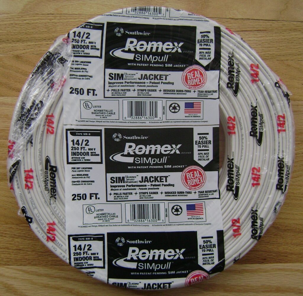 Romex 14/2 Electrical Cable - 250 foot roll