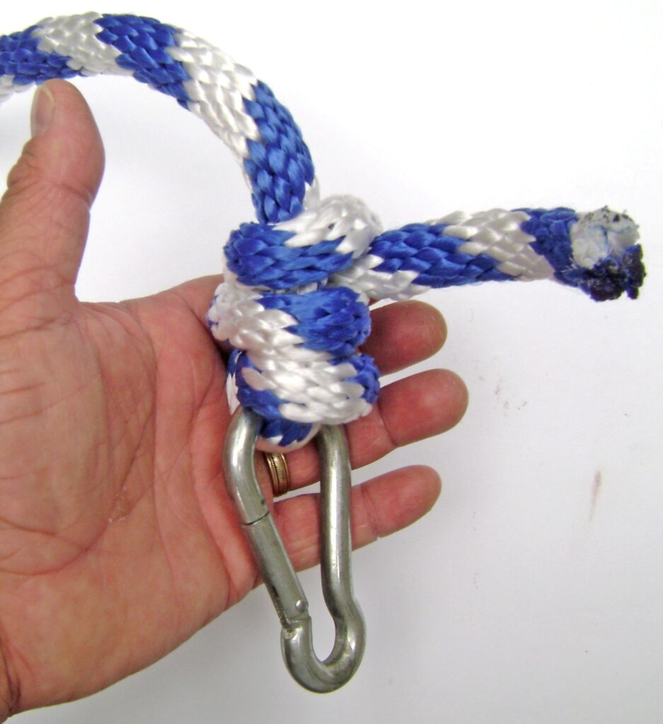 Buntline Hitch with Extra Half-Hitch Knot
