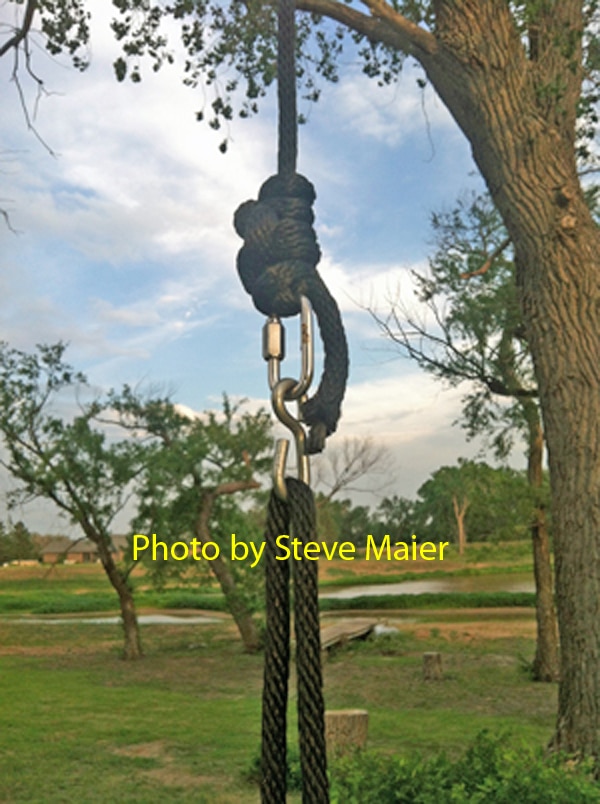 Rope Tree Swing: Quick Release S Hook