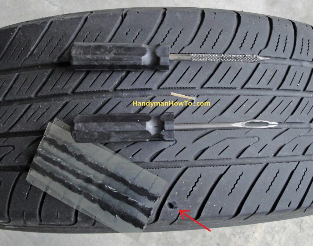 Car Tire Plug Repair Kit: Rasp Tool, Needle Tool and Plugs