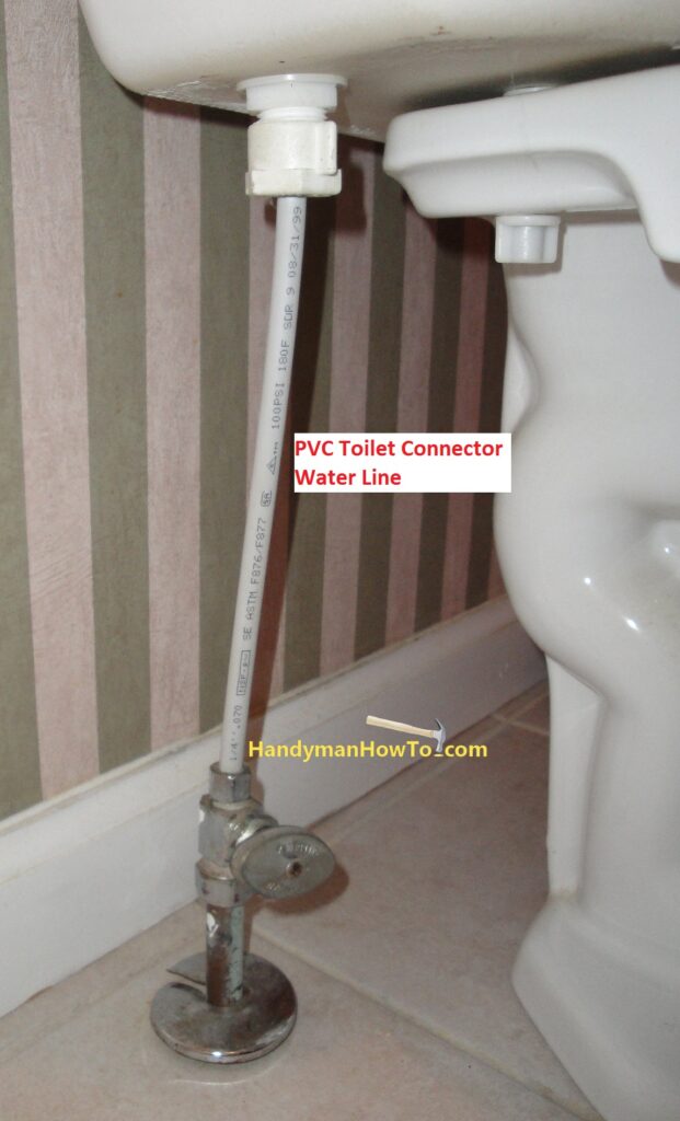 Toilet Repair: Water Supply Valve and PVC Hose
