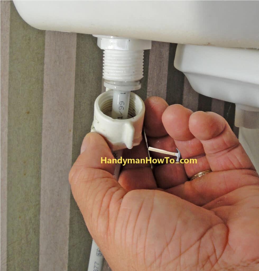 Toilet Repair: Disconnect the Water Supply Hose