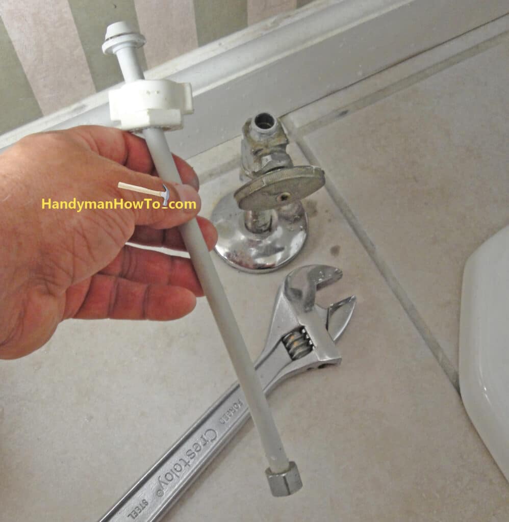 Toilet Repair: Old PVC Connector Hose