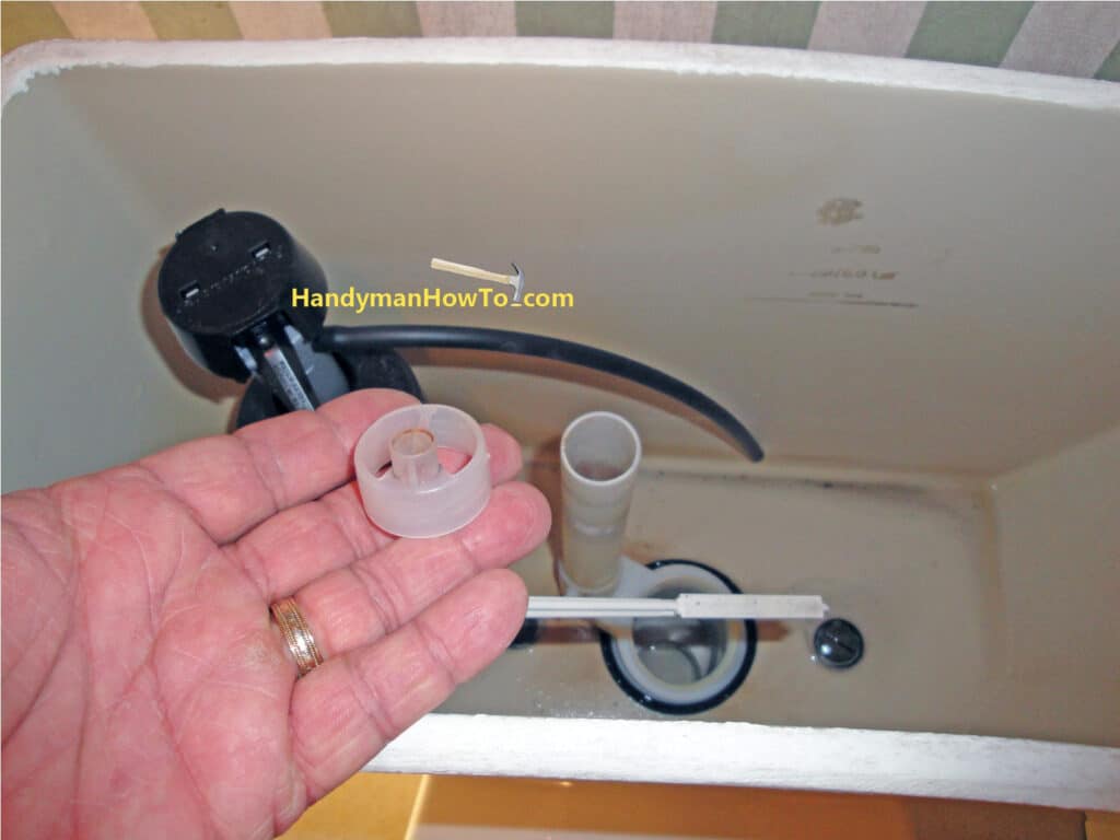 Install a Toilet Fill Valve: Remove the Old Refill Tube Adapter