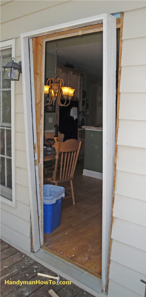 Remove the Old Exterior Door Frame