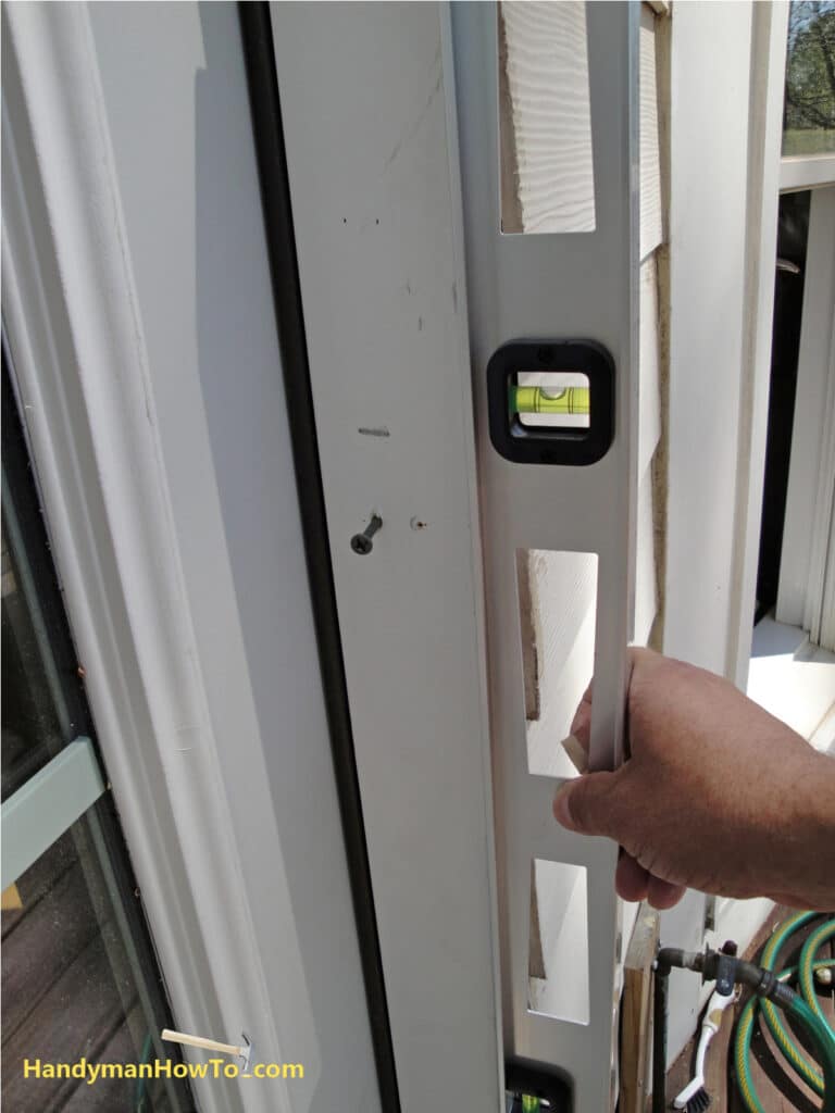 Install an Exterior Door: Plumb the Door
