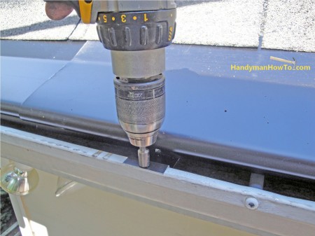 Fasten the 2nd Section of Gutter Cover