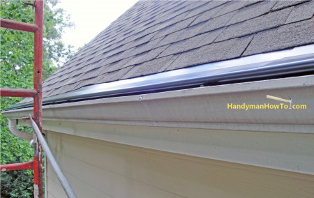 Install Metal Gutter Covers - Finished Job