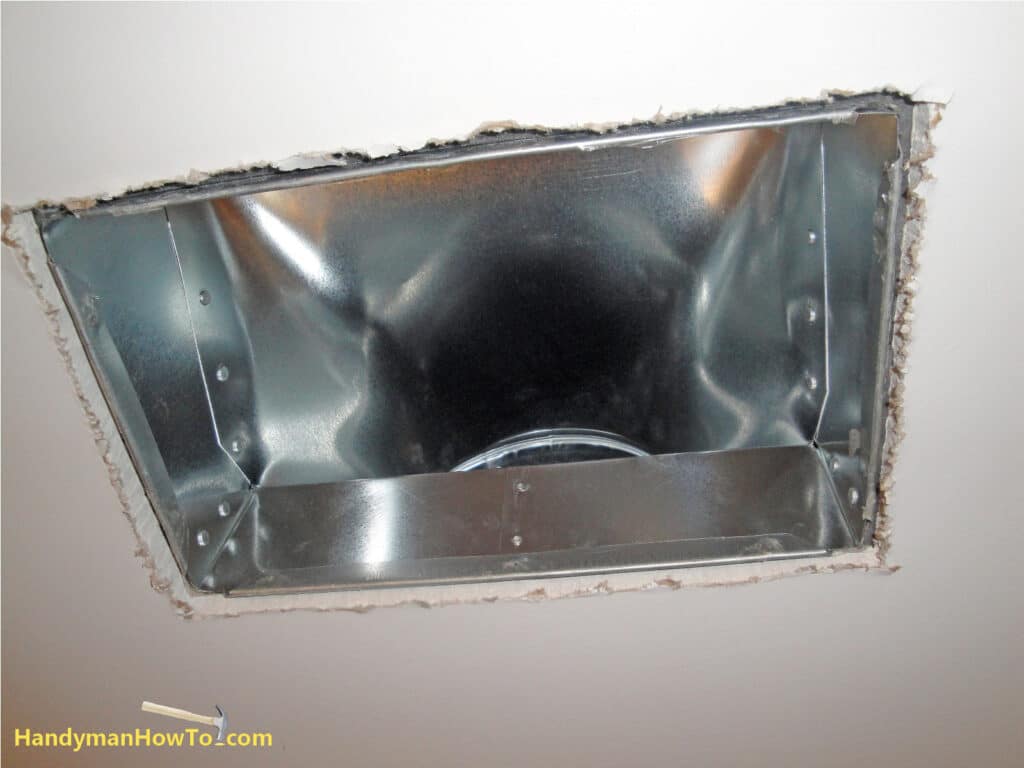 Speedi-Boot Air Vent Drywall Ceiling Installation