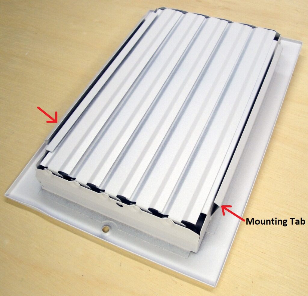 Speedi-Grille Ceiling/Wall Register Mounting Tabs