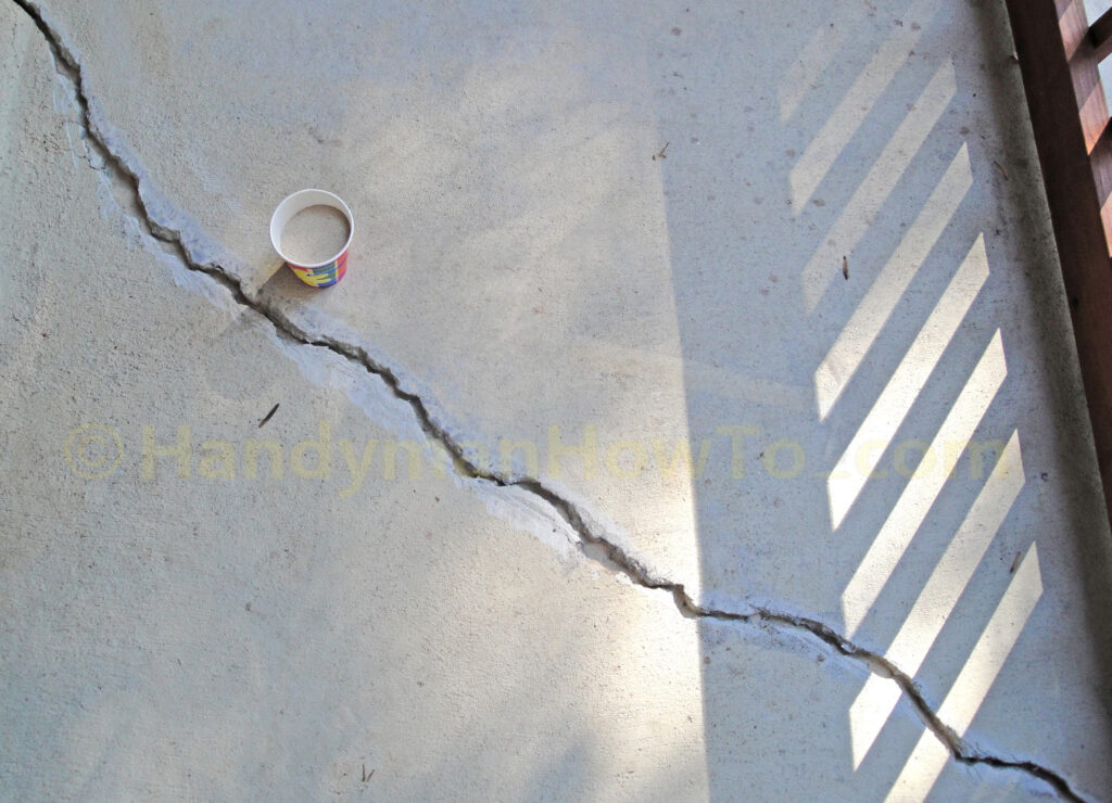 Concrete Slab Crack Repair: Partially Filled with Sand for Emecole 555