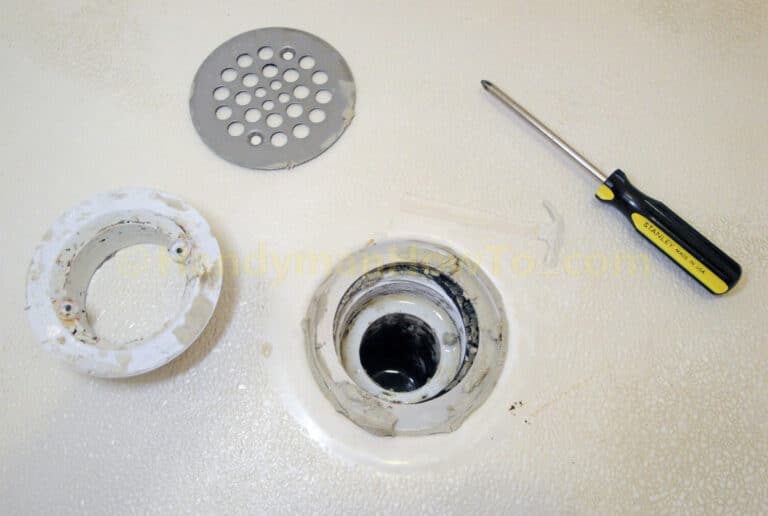 How to Fix a Leaky Shower Drain - Part 5 - HandyManHowTo