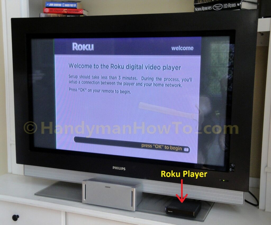 Roku Player Welcome Screen