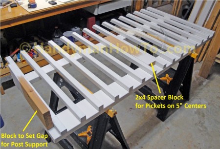 Build a Porch Rail: Layout the Pickets