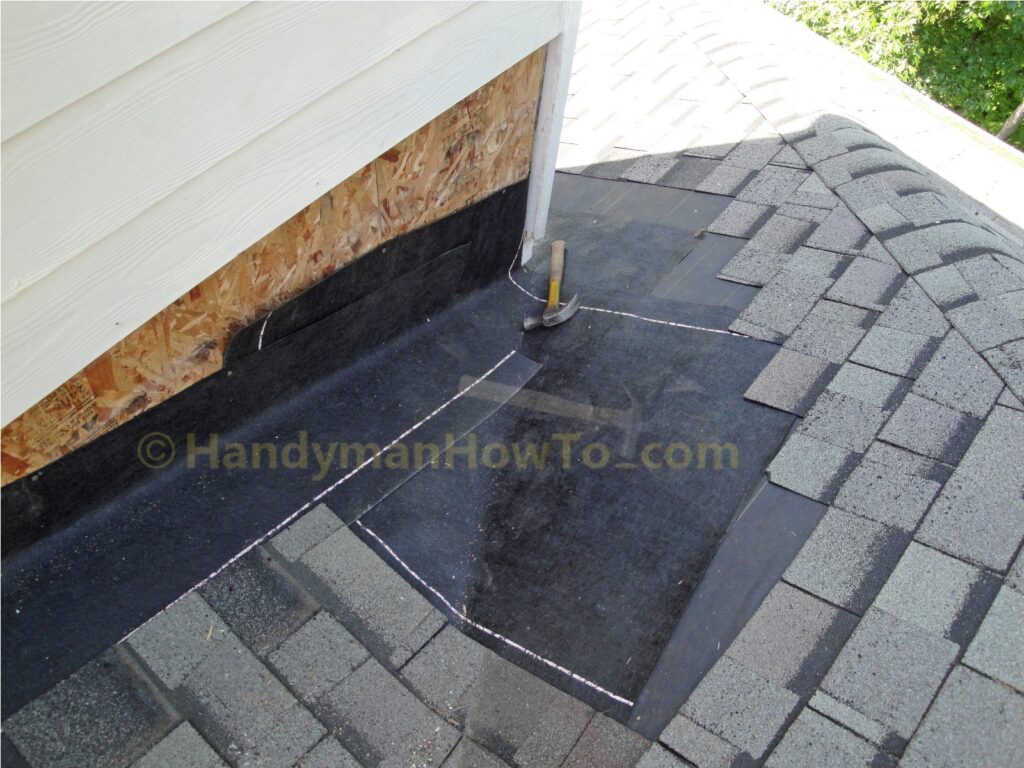 Leaky Chimney: Ice and Water Shield Rubber Mat