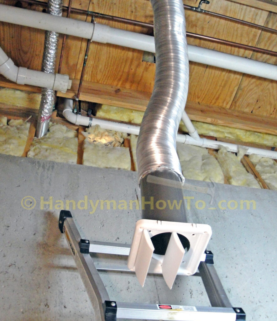 Fitting Metal Duct to Dryer Vent