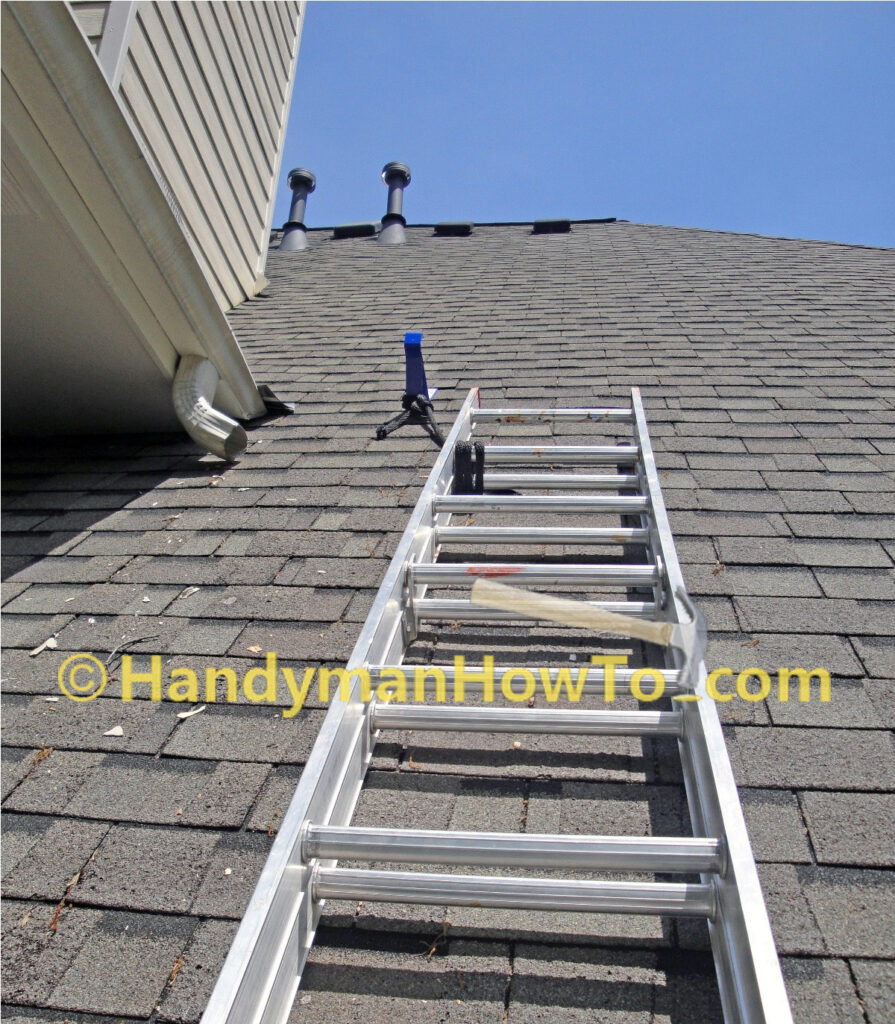 Working on a Steep Roof: Ladder Access
