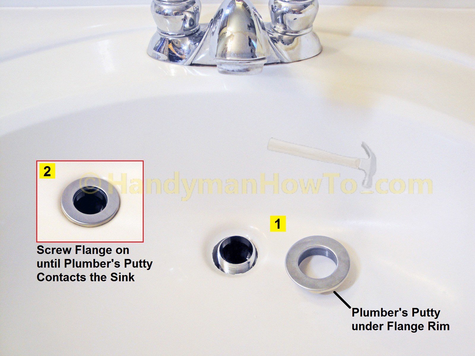 How to Replace a Pop Up Sink Drain Remove the Old Drain
