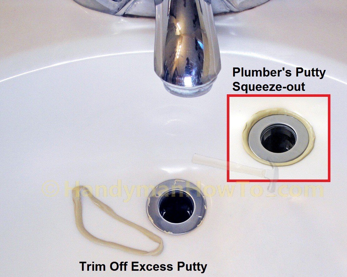 How To Replace A Pop Up Sink Drain Remove The Old Drain