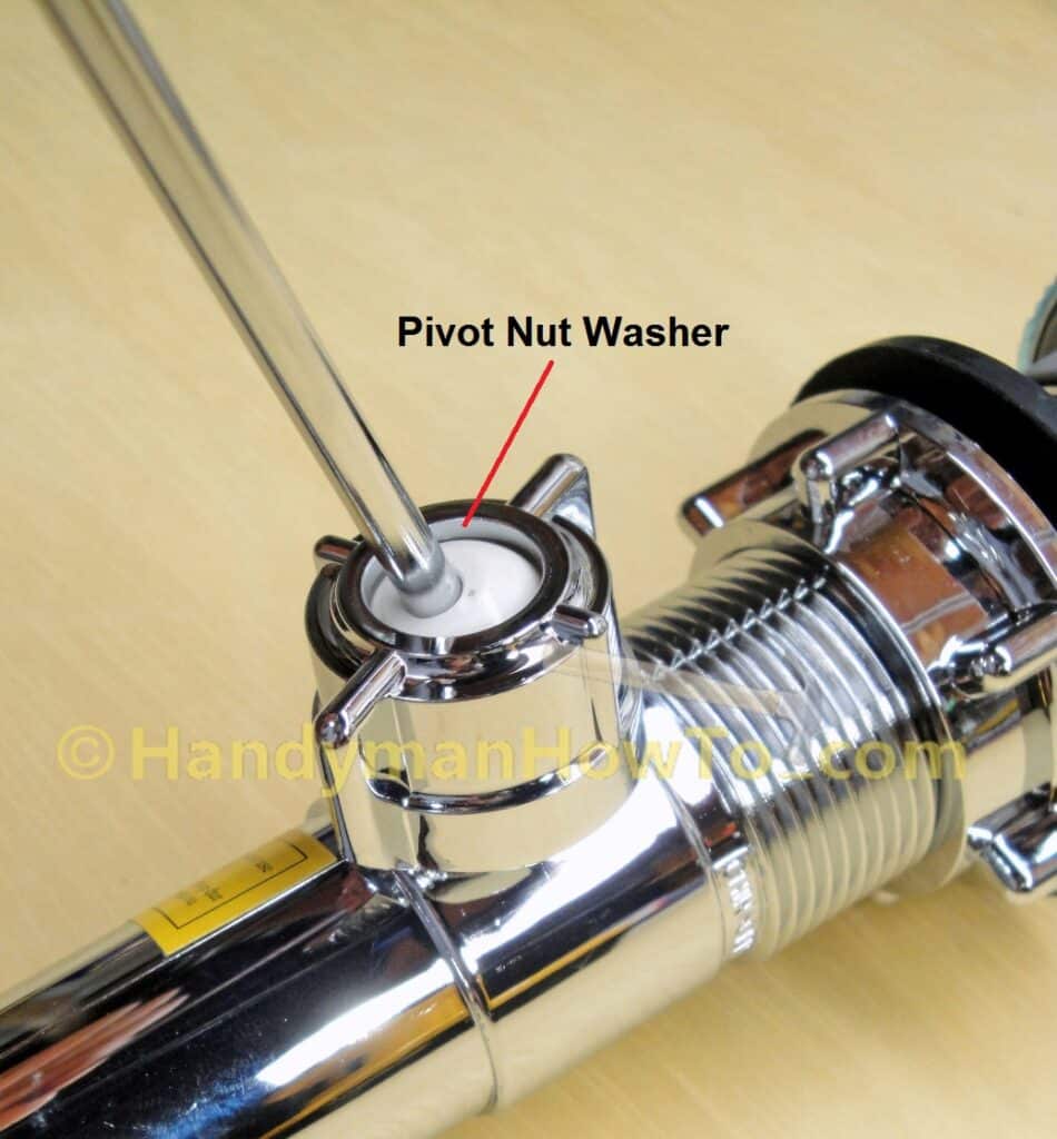 Install a Pop-Up Sink Drain: Pivot Rod and Nut Assembly