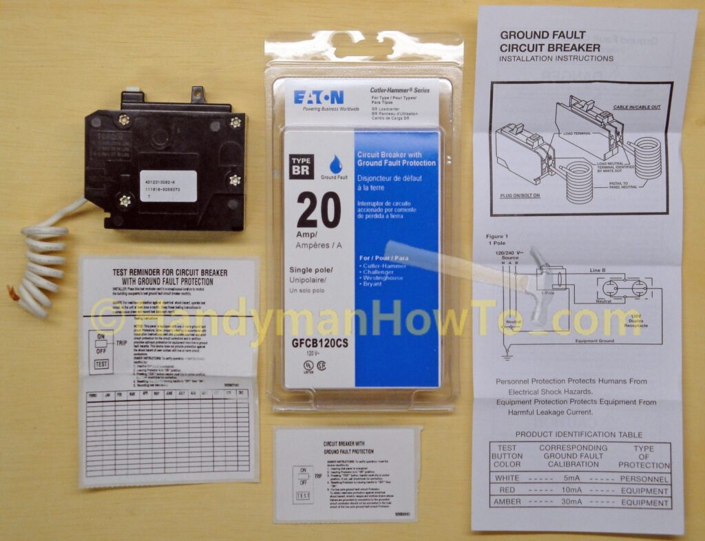 Eaton Cutler Hammer Type BR Circuit Breaker with Ground Fault Protection