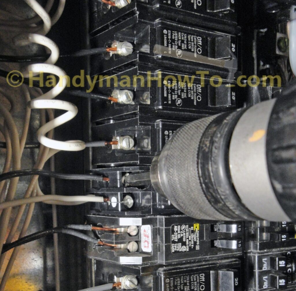 NM-B 12/2 Branch Circuit Wiring to the Ground Fault Circuit Breaker