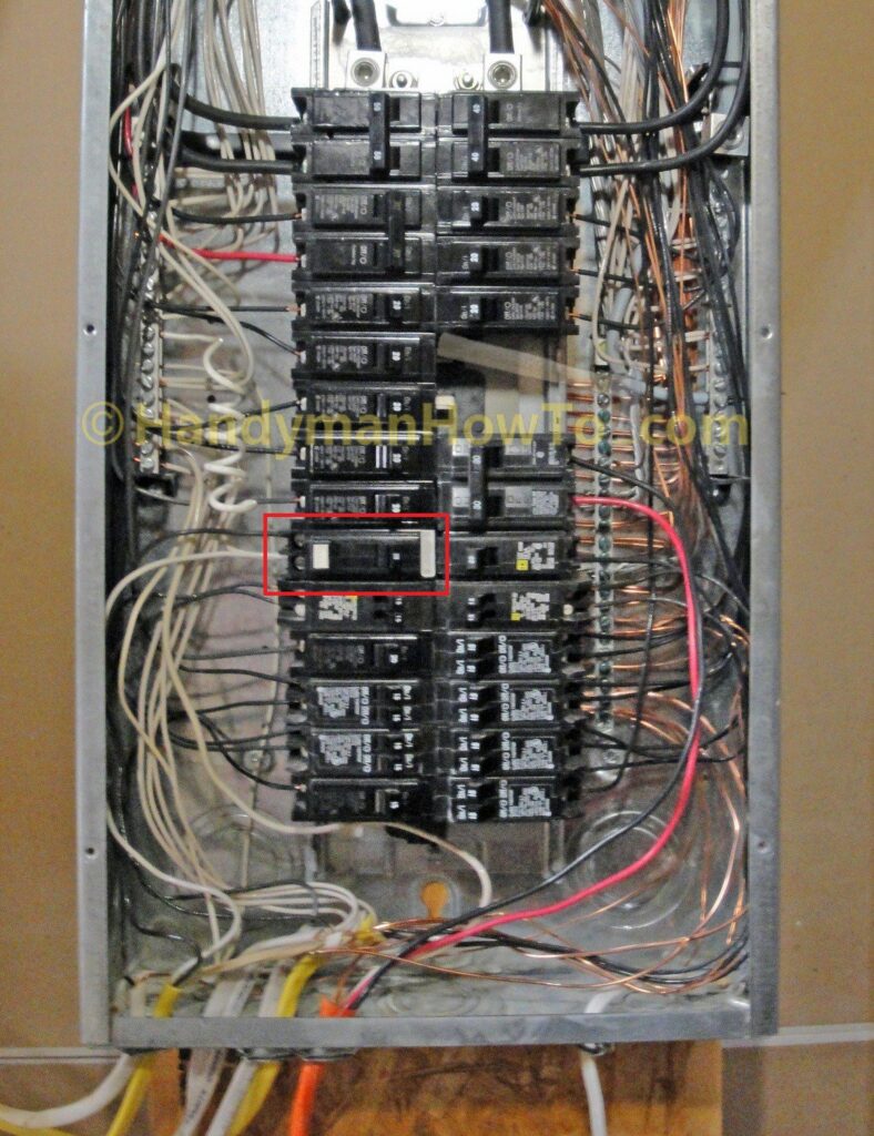 New Ground Fault Circuit Breaker - Branch Circuit Wiring