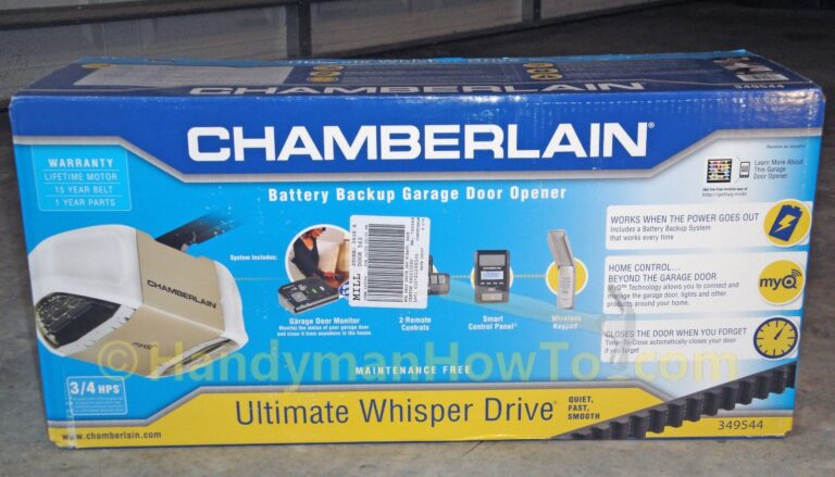 Chamberlain Belt Drive Garage Door Opener HD920EV 349544 WD962KEV