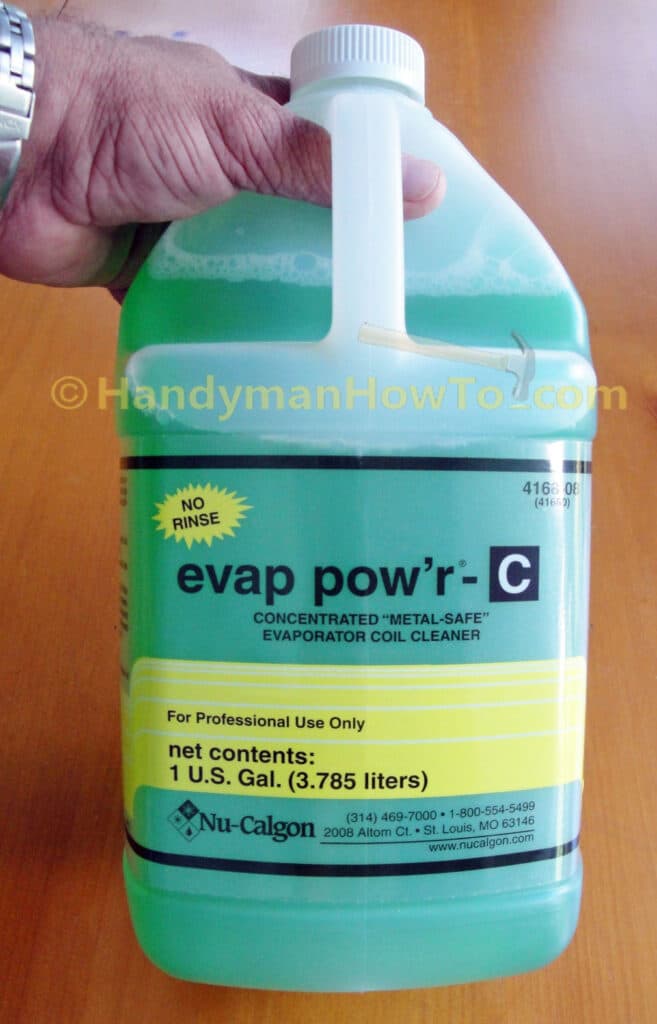 Evaporator Coil Cleaner: Nu-Calgon Evap Pow'r-C 4168-08: 1 gallon bottle