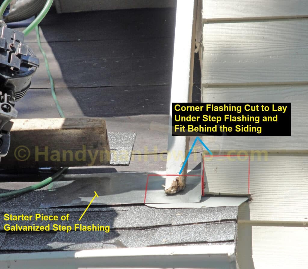 Hail Damaged Roof Replacement: Part 12 – Rake Wall Corner Flashing ...