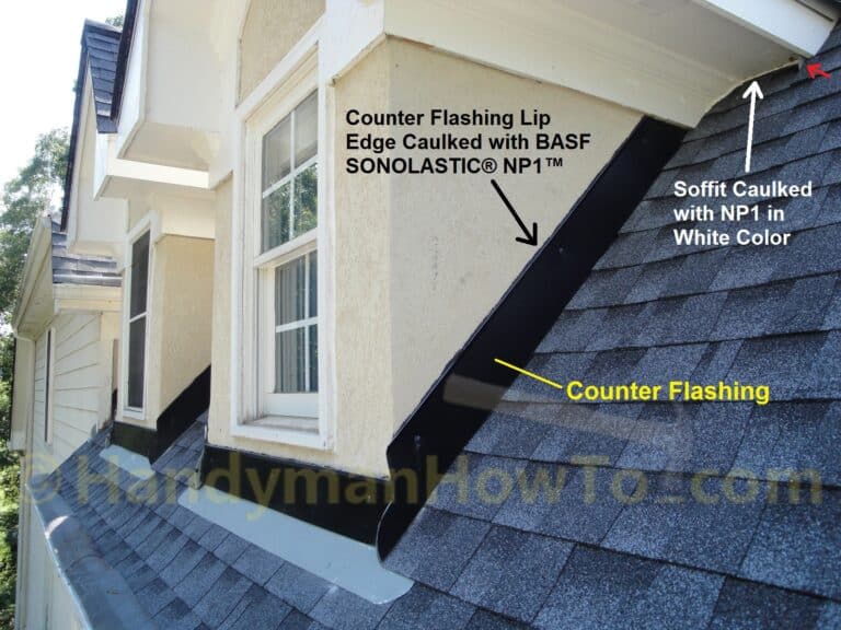 Stucco Dormer Roof Counter Flashing Installation