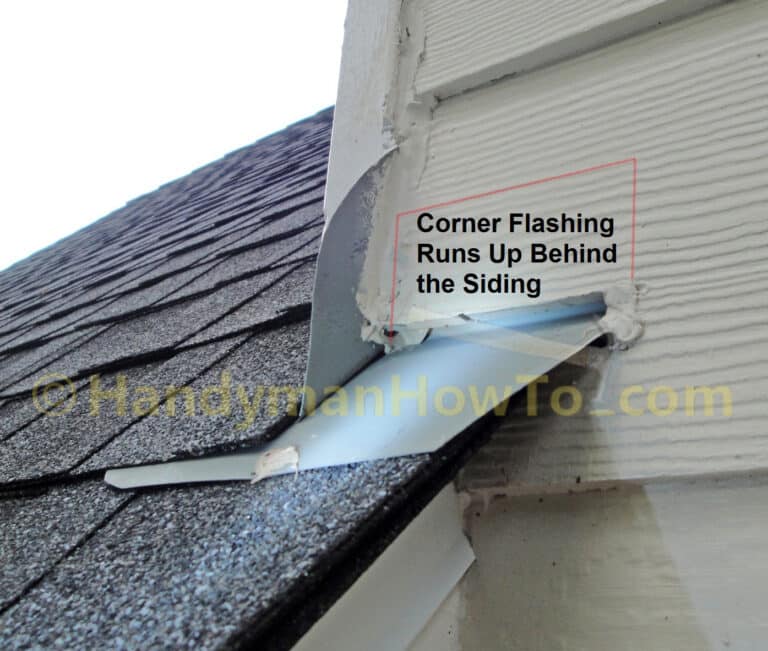 Hail Damaged Roof Replacement: Part 12 – Rake Wall Corner Flashing ...