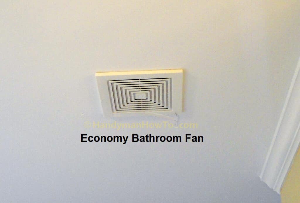 Economy Bathroom Ceiling Vent Fan